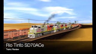 Rio Tinto SD70ACe Trainz 2 Review [upl. by Yllek]