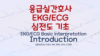 쉽게 배워보는 심전도 기초 Introduction to ECGEKG basic interpretation [upl. by Laenahtan]