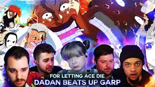 Dadan Beats Up Garp  Emotional Moment  Reaction Mashup [upl. by Zeiler]