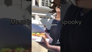 Akane Owari advertises Krispe Creme Halloween Doughnuts danganronpa akaneowari memes [upl. by Holloway]