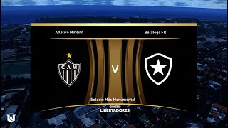 Final Copa Libertadores ● Atlético Mineiro vs Botafogo ● Gameplay Pes 2021 [upl. by Krefetz749]