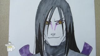 How to draw Orochimaru Legendary sannin 大蛇丸 [upl. by Sharron]