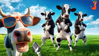 FUNNY COW DANCE FOR 12 MINUTES STRAIGHT  Cow Song amp Cow Videos 2024  Cow dance mix  dancing cow [upl. by Laertnom]