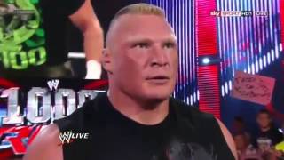 Brock Lesnar Returns And Attacks Triple h [upl. by Kathy]