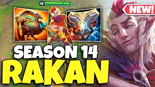 Rakan has an AMAZING new build in Season 14 [upl. by Xela680]