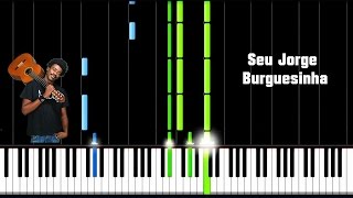 Seu Jorge  Burguesinha Synthesia [upl. by Olsewski540]