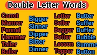 Double letters in words  Double letters word in English  Double letters Word [upl. by Oleg]