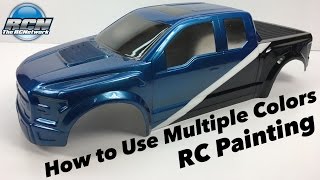 How to Paint your RC Body with Multiple Colors  Pactra Paint Series EP4 [upl. by Alegnaed]