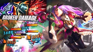 Katarina ult does TOO MUCH DAMAGE with these items [upl. by Arrac]