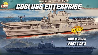 USS Enterprise Cobi Blocks Build Video [upl. by Balas28]