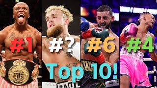 The Top 10 YouTube Boxers in 2024 [upl. by Alyda945]