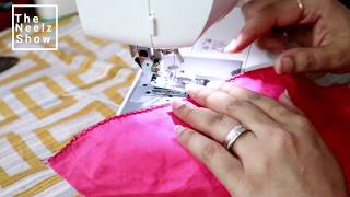 zigzag or Picot or Overlock Foot Demo  The Neelz Show [upl. by Cynar]