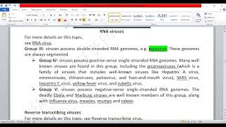 MICROBIOLOGY CHAPTER VIRUSES TOPIC BALTIMORE CLASSIFICATION [upl. by Ettesyl459]