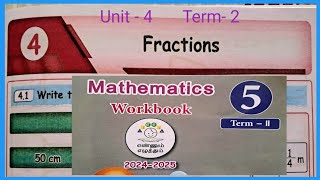 Fractions CLASS 5 Maths Workbook answers [upl. by Noira]