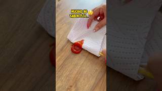 Recoger la salsa de una superficie nuca fue tan decir 😳 tips ideas lifehacks losabias [upl. by Allecram861]