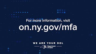 MultiFactor Authentication MFA for Unemployment Services in NYS [upl. by Alguire]