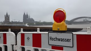 Köln Hochwasser am Rhein 14072021 [upl. by Nehpets]