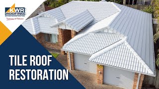 Complete Tile Roof Restoration See the Transformation by KWR Roofing [upl. by Ainar]