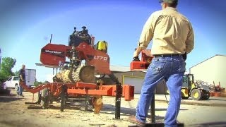 Portable Sawmills In Action  WoodMizer [upl. by Halstead]