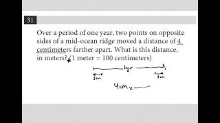 Over a period of one year two points on opposite sides of a midocean ridge moved a distance of [upl. by Avaria713]