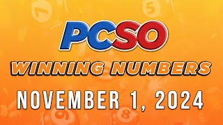 P93M Jackpot Ultra Lotto 658 2D 3D 4D and Mega 645  November 1 2024 [upl. by Nwahsear897]