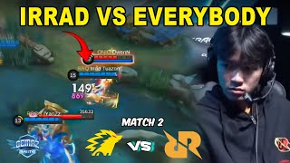 FIRST TIME LIAT IRRAD JUNGLER RRQ VS ONIC GILA SEJAGO INI SI IRRAD [upl. by Lathrop]