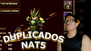 ¿CUÁLES NAT5 SON BUENOS COMO DUPLICADOS VERSIÓN ACTUALIZADA 2024 summonerswar [upl. by Elconin255]