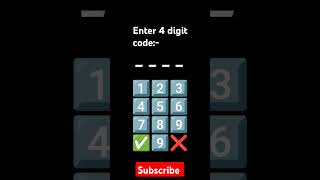 Enter 4 digit number [upl. by Crespo]