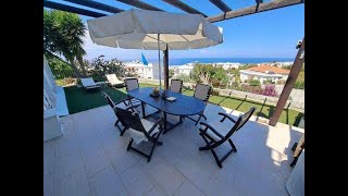 Esentepe Panorama Seaview Garden Apartment 3 Bed [upl. by Gainer23]