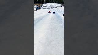 Snow tubing snowtubing funtimes ytshorts viralvideo [upl. by Atived]