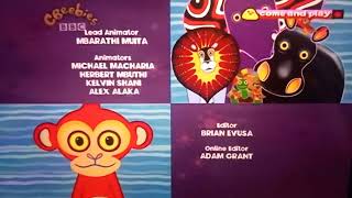 tinga Tinga tales end credits cbeebies 1990 [upl. by Lonier]