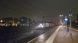 LNS 186 183  Volvo schuifwanden Passeert station Utrecht Lunetten [upl. by Gypsy]