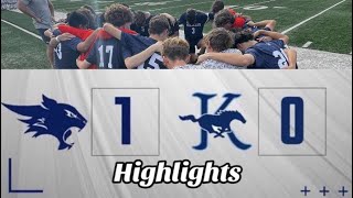 Tomball Memorial boys soccer 2324 season TMHS vs Kingwood HS highlights [upl. by Oswell]