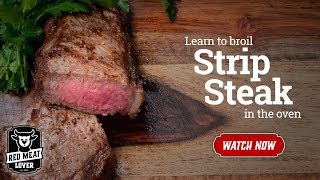 Cook Steak In Oven  How To Broil Steak EASY [upl. by Yecnuahc]