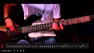 Getaway Bass cover  tab [upl. by Ardnek]