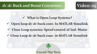 DCDC Buck converter MATLAB Simulink  Open and Close Loop Simulation [upl. by Schaaff]