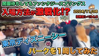 【クリスマスグッズ販売日！】2024年11月上旬の東京ディズニーシーのパークを１周してみた ／ファンタジースプリングス [upl. by Netsrek]