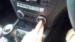 PART 1 Mercedes Benz C class W204 Handy Features  TUNNEL MODE [upl. by Lacagnia]