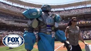 Cleatus delivers at Padres game [upl. by Nered]