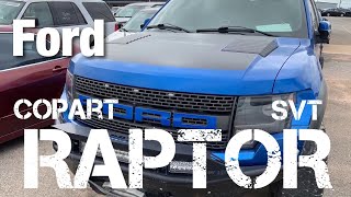 Ford Raptor SVT 62L Copart Rebuild [upl. by Edy]