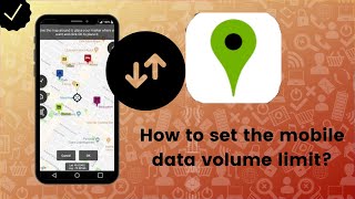 How to set the mobile data volume limit on Map Marker [upl. by Pelpel]