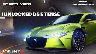 I UNLOCKED DS E TENSE IN ASPHALT 8 WITHOUT VOICE OVER [upl. by Niwdog]