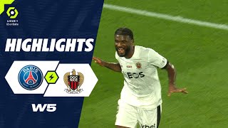 PARIS SAINTGERMAIN  OGC NICE 2  3  Highlights  PSG  OGCN  20232024 [upl. by Eivod]