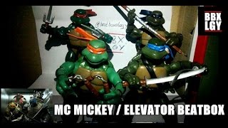 Ninja Turtles  MC Mikey  Elevator Beatbox [upl. by Esiuqram]