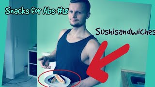 Snacks for Abs 18  Sushisandwich  der perfekte snack [upl. by Ahsat]