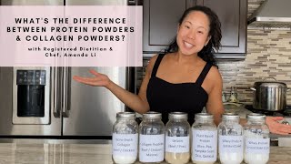 Protein powders vs Collagen Supplements [upl. by Leivad]