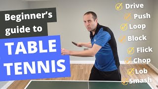 A beginners guide to table tennis key shots [upl. by Reidid]