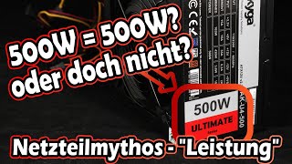 NetzteilMythen 👻 Faktencheck Ausgangsleistung und Leistungsangaben [upl. by Dryden]