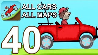 Hill Climb Racing  Gameplay Walkthrough Part 40  All CarsMaps iOS Android [upl. by Hendrickson]