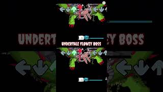 FNF Vs Undertale Flowey Boss FuzzEdition sans undertale hardtale flowey shortsyoutube shorts [upl. by Tihor]